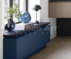 Meuble de Rangement Moderne et Élégant : Buffet Bleu Océan Luxe