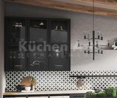 Cuisine en bois massif Noir : Design Rustique et Moderne | Devis Gratuit - 3