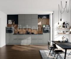 Petite cuisine moderne : Compacte avec Rangement Intelligent et Esthétique Urbaine