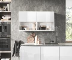 Cuisine design : Chêne d’Été Gris Argenté et Blanc Polaire
