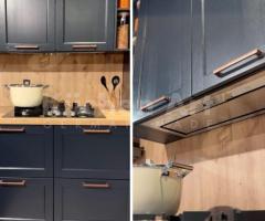 Cuisine en L haut de gamme rustique | Bois véritable à Moitié Prix – Élégance Intemporelle - 9