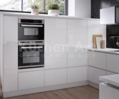 Cuisine MURANO BRILLANT-GL blanc cristal | Éclat moderne et pureté graphique - 5