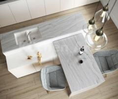 Plan de travail en granit White Macaubas