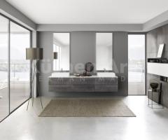 Salle de bains laquée Metal Piombo – Élégance italienne et vasque posée design