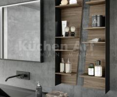 Salle de bains italienne naturelle – Design épuré minérale et vasque suspendu - 2