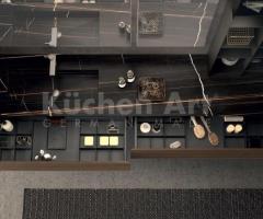 Salle de bains bois foncé & marbre noir | Design contemporain - 3