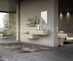 Salle de bains contemporaine avec vasque intégrée et éléments Cube en métal
